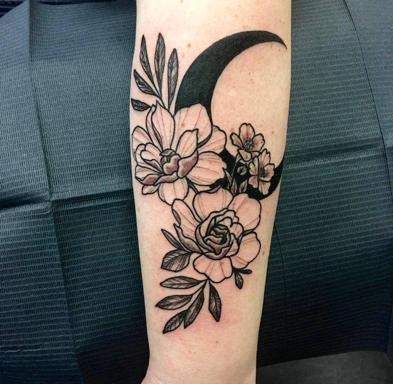 flower tattoo mike